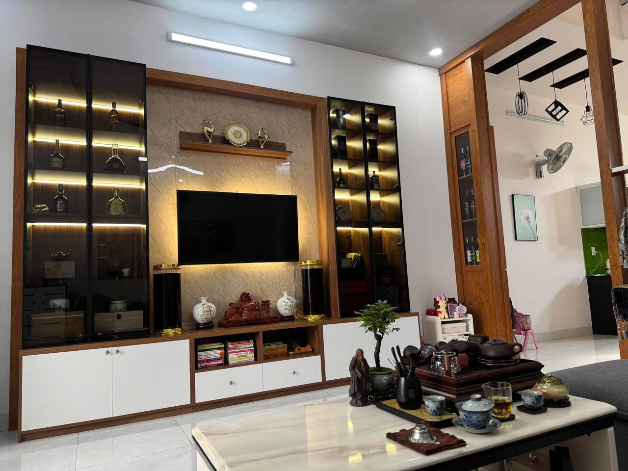 Kệ vách tivi KTV014