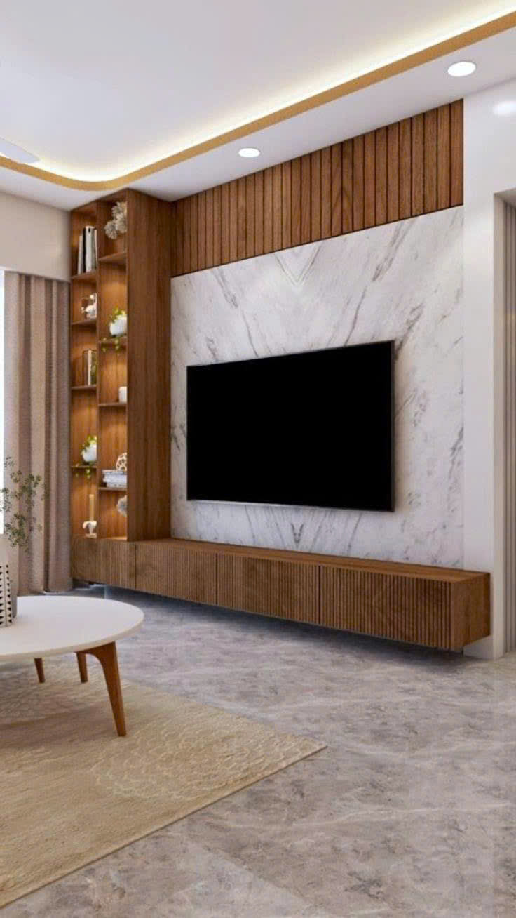 Kệ vách tivi KTV056