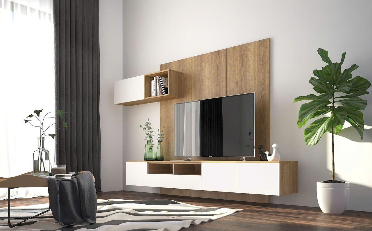 Kệ vách tivi KTV084