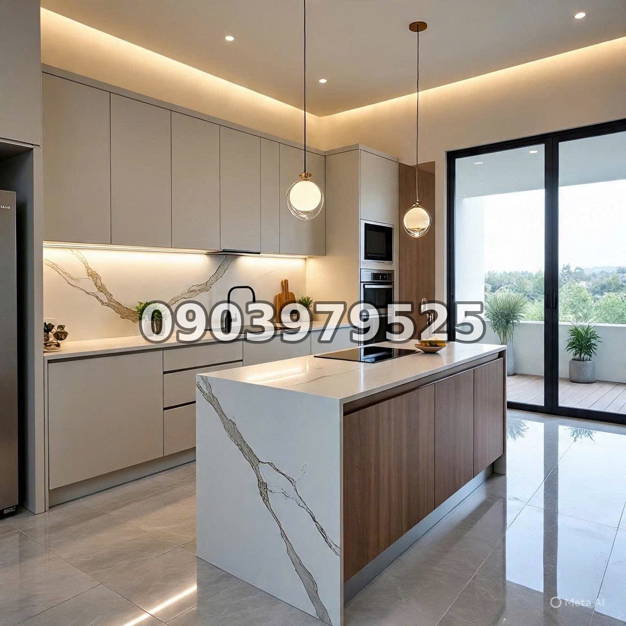 Nội thất phòng bếp PB015