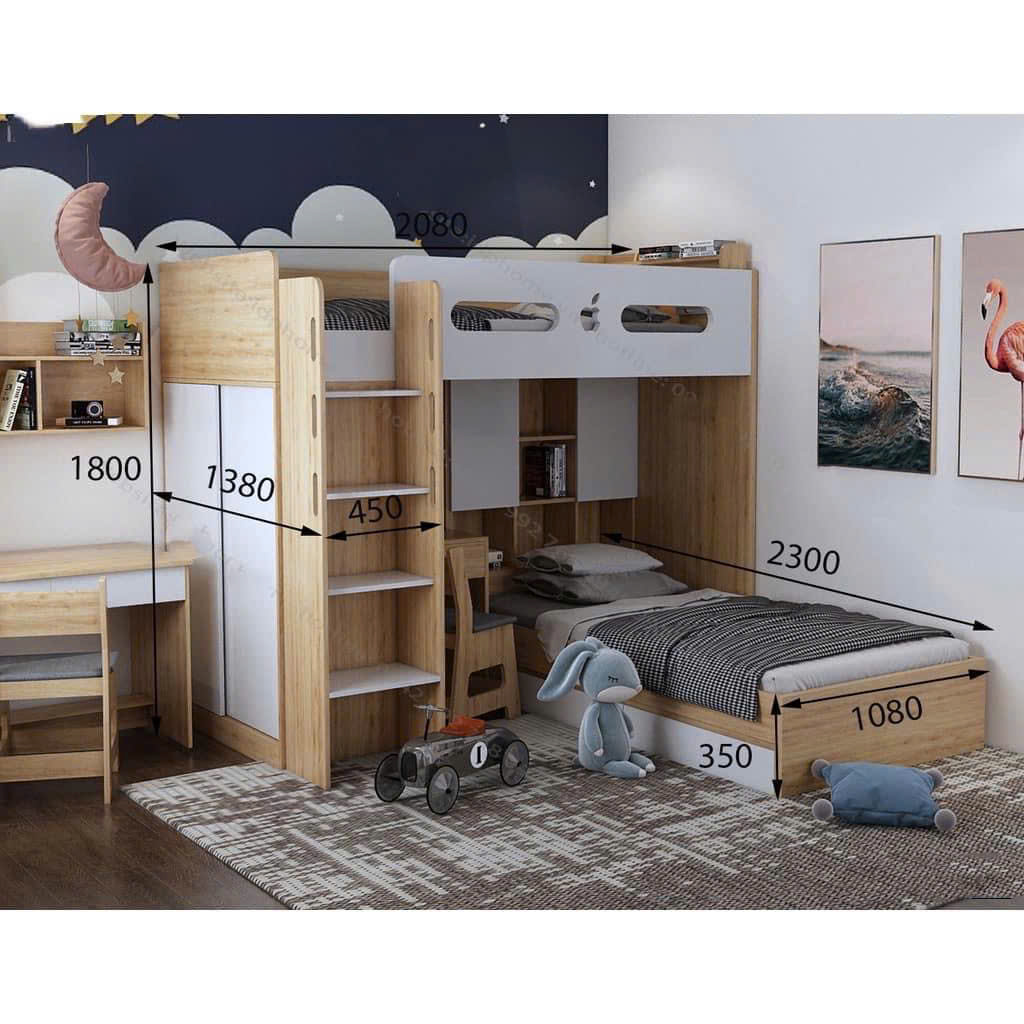 Giường tầng đa năng GT067